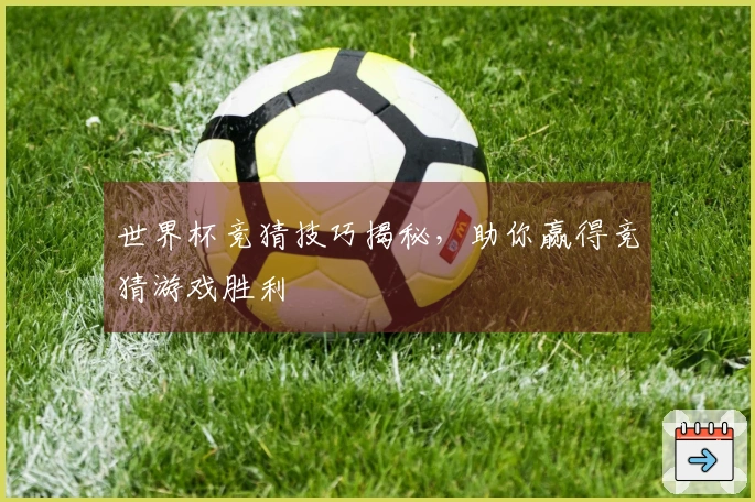 世界杯竞猜技巧揭秘，助你赢得竞猜游戏胜利